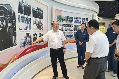 中國職業(yè)安全健康協(xié)會來我公司調(diào)研指導工作